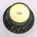 Black Reflector Tone Knob with Gold Center PAIR PK-3292-023 Oulu