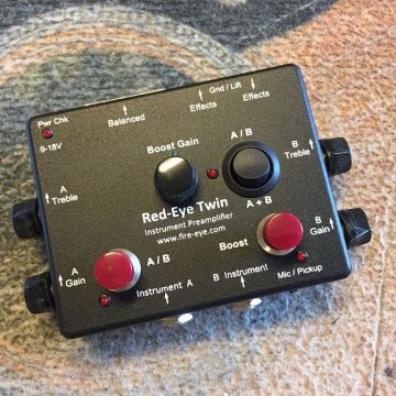 RED-EYE TWIN INSTRUMENT PREAMPLIFIER, NEW VERSION Oulu