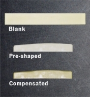 Martin tallanluu, luu, säätämätön Saddles - Bone, Saddle Blank