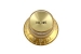 Gold Reflector Volume Knob Pair