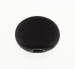 Plastic Oval Button, Black
