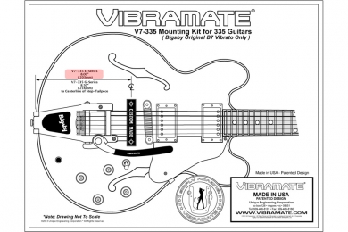 VIBRAMATE V7-335 E FOR EPIPHONE DOT